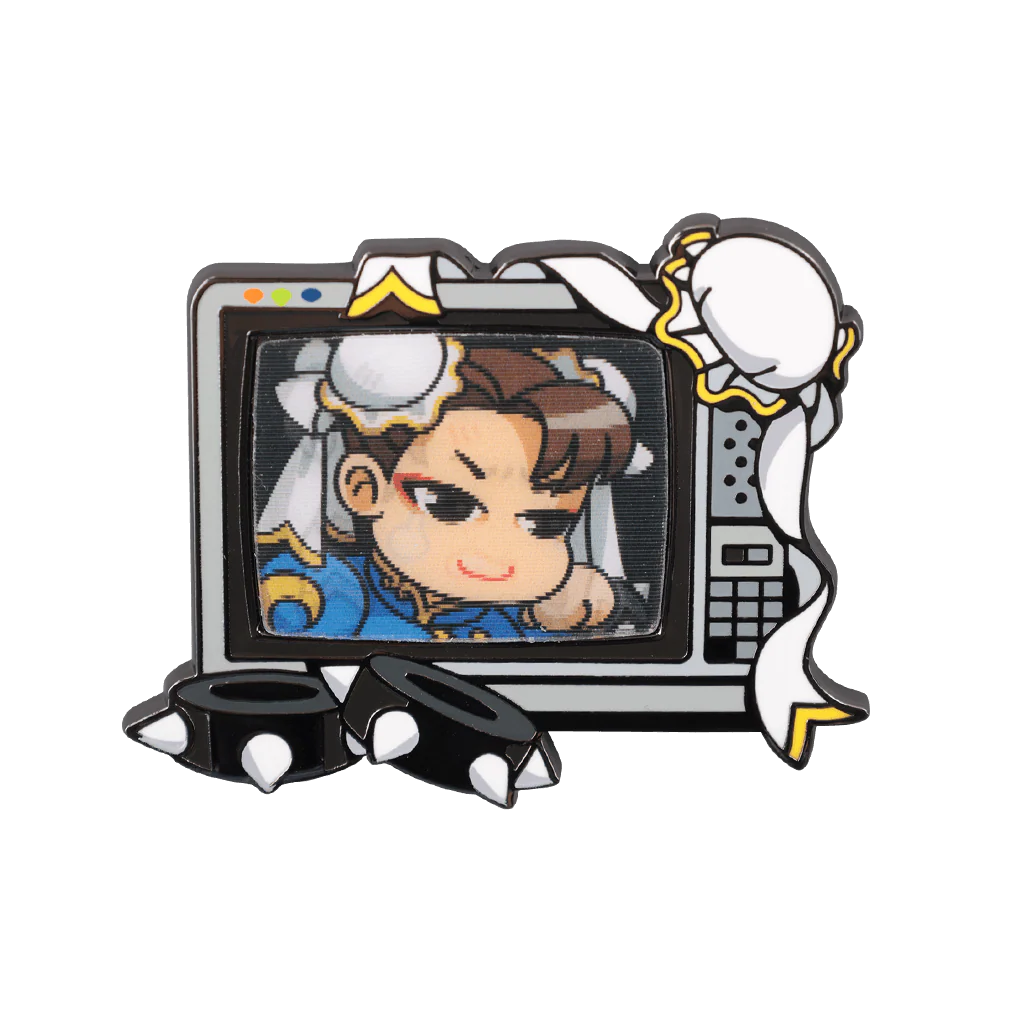 Street Fighter Buddies Lenticular Pin: Chun-Li - Image 2