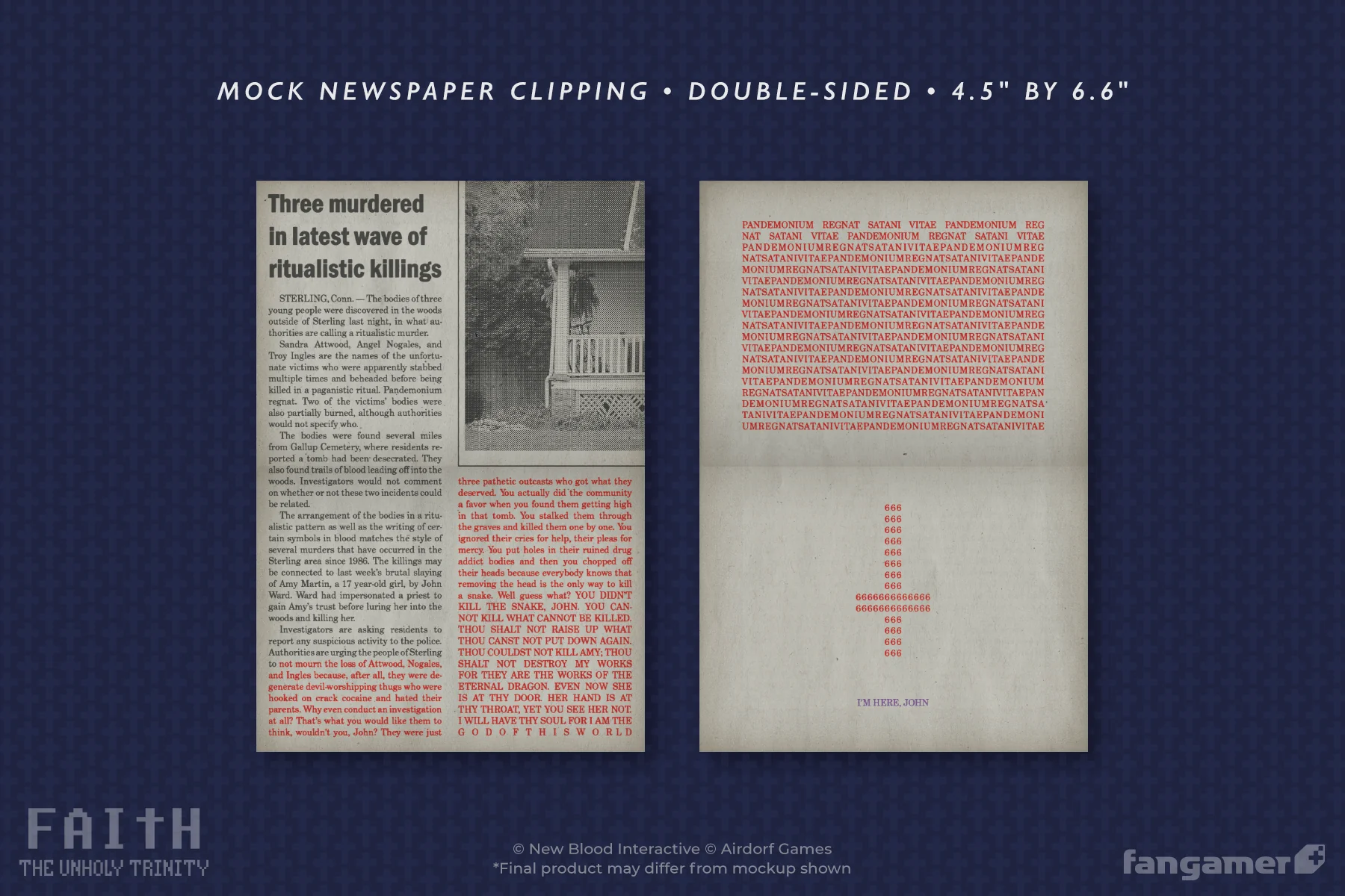 FAITH: The Unholy Trinity Standard Edition - Image 5