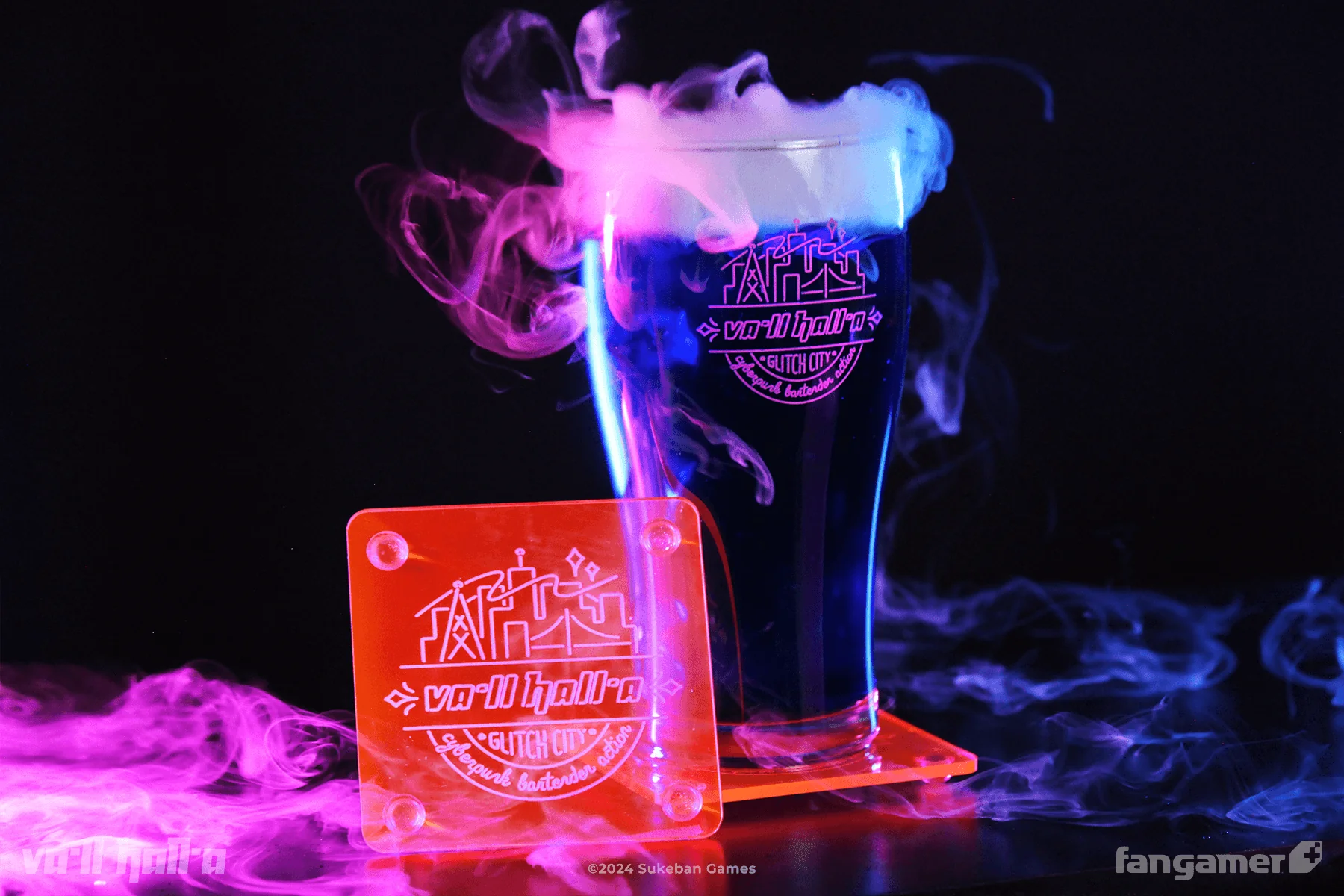 VA-11 HALL-A Pub Glass & Coaster Set - Image 6